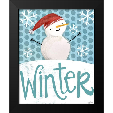 Winter Black Modern Wood Framed Art Print by Doucette, Katie