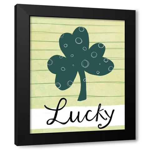 Lucky Black Modern Wood Framed Art Print with Double Matting by Doucette, Katie