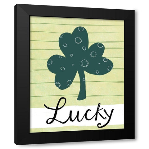 Lucky Black Modern Wood Framed Art Print by Doucette, Katie