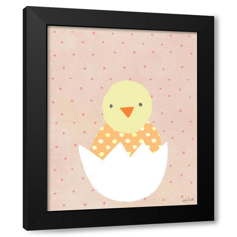 Chick Black Modern Wood Framed Art Print with Double Matting by Doucette, Katie