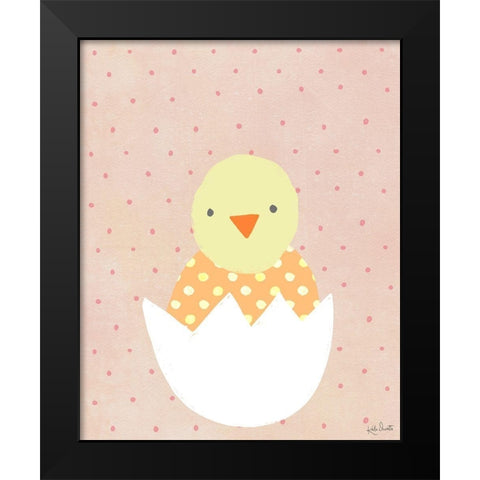 Chick Black Modern Wood Framed Art Print by Doucette, Katie