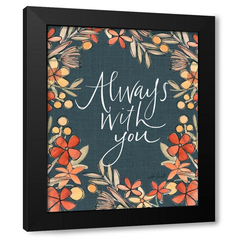 Always With You Black Modern Wood Framed Art Print with Double Matting by Doucette, Katie