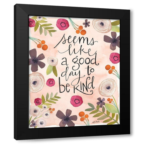 A Good Day Black Modern Wood Framed Art Print with Double Matting by Doucette, Katie