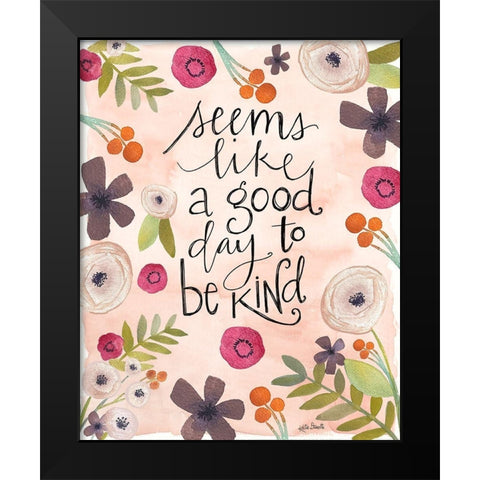 A Good Day Black Modern Wood Framed Art Print by Doucette, Katie