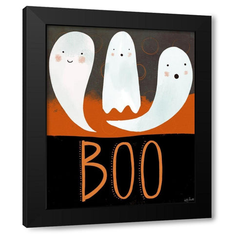 Boo Black Modern Wood Framed Art Print by Doucette, Katie