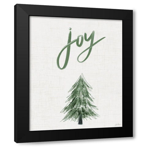 Joy   Black Modern Wood Framed Art Print by Doucette, Katie