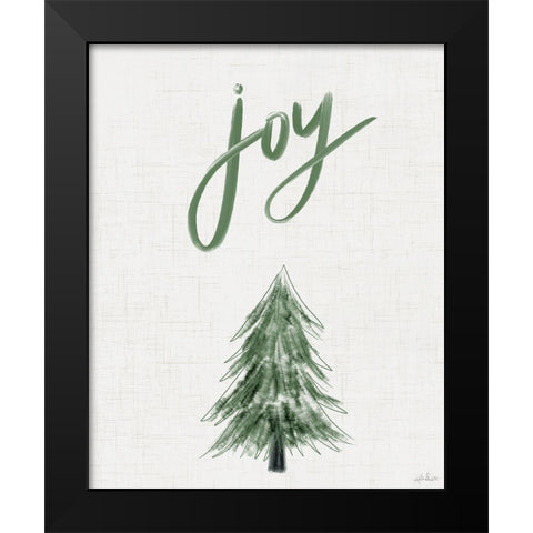 Joy   Black Modern Wood Framed Art Print by Doucette, Katie