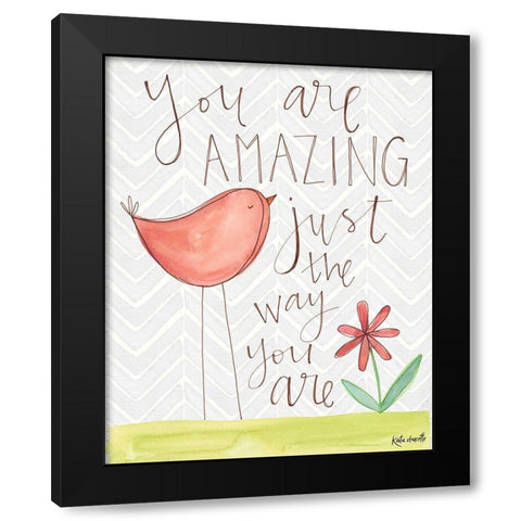 Amazing Black Modern Wood Framed Art Print by Doucette, Katie