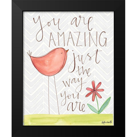 Amazing Black Modern Wood Framed Art Print by Doucette, Katie