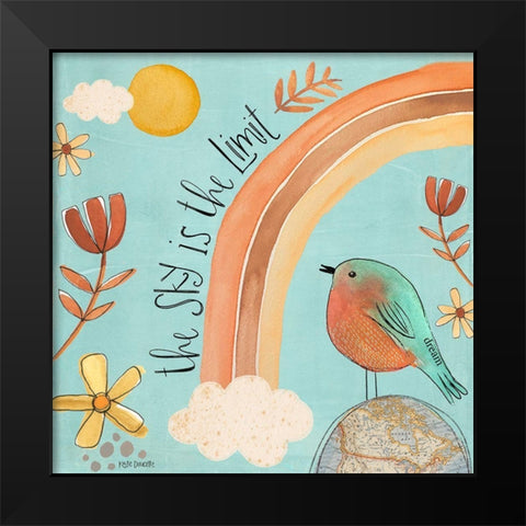 Sky is the Limit Black Modern Wood Framed Art Print by Doucette, Katie