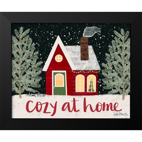 Cozy at Home Black Modern Wood Framed Art Print by Doucette, Katie