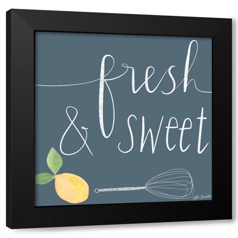 Fresh and Sweet Black Modern Wood Framed Art Print with Double Matting by Doucette, Katie