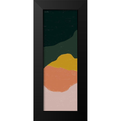 Terracotta Mountains I Black Modern Wood Framed Art Print by Brown, Kyra