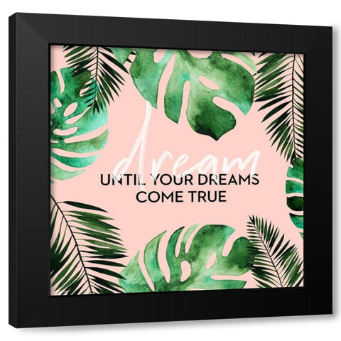 Dreams Black Modern Wood Framed Art Print with Double Matting by Brown, Kyra