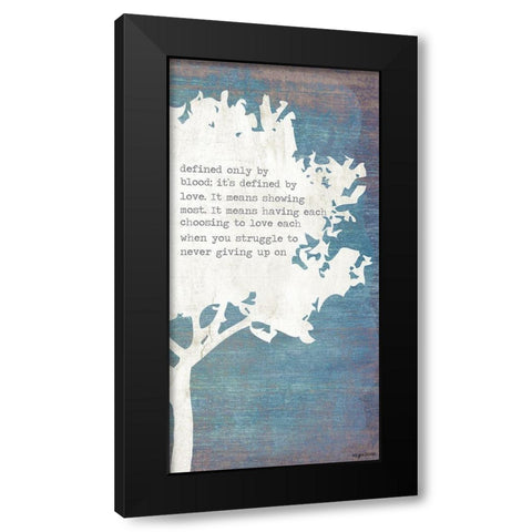 Right Tree Black Modern Wood Framed Art Print with Double Matting by Brown, Kyra