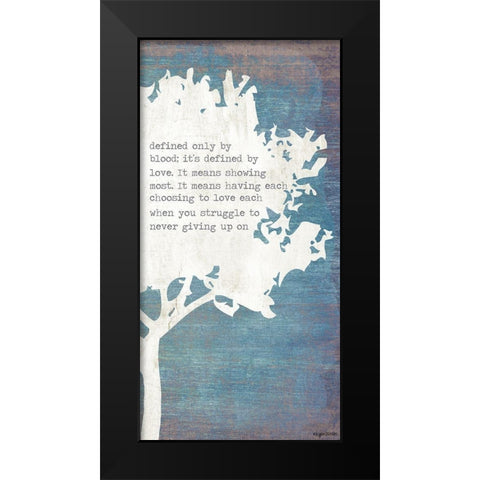 Right Tree Black Modern Wood Framed Art Print by Brown, Kyra