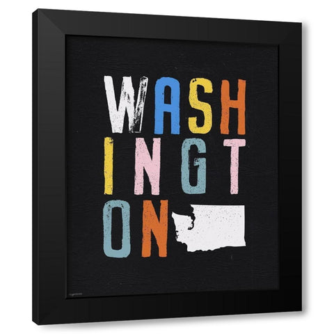 Washington Black Modern Wood Framed Art Print by Brown, Kyra