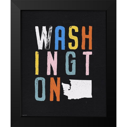 Washington Black Modern Wood Framed Art Print by Brown, Kyra