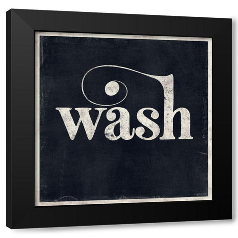 Wash Black Modern Wood Framed Art Print by Brown, Kyra