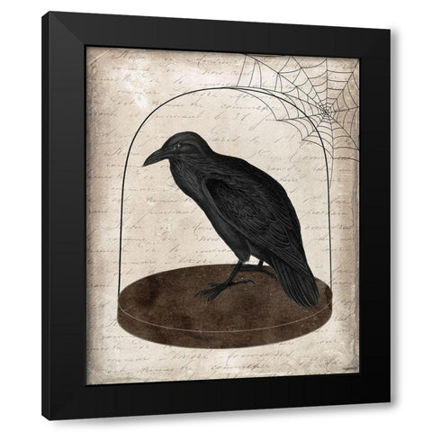 Raven Jar Black Modern Wood Framed Art Print by Brown, Kyra