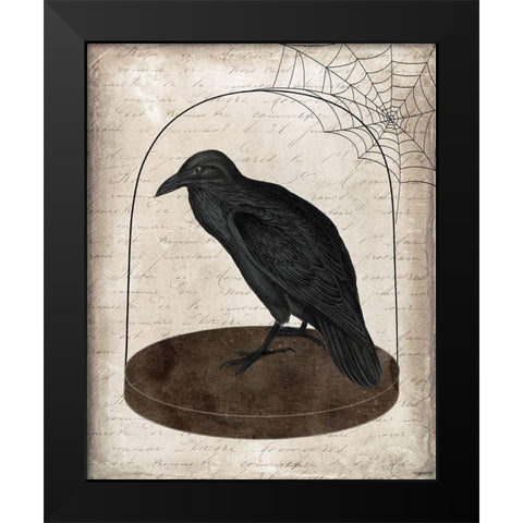 Raven Jar Black Modern Wood Framed Art Print by Brown, Kyra