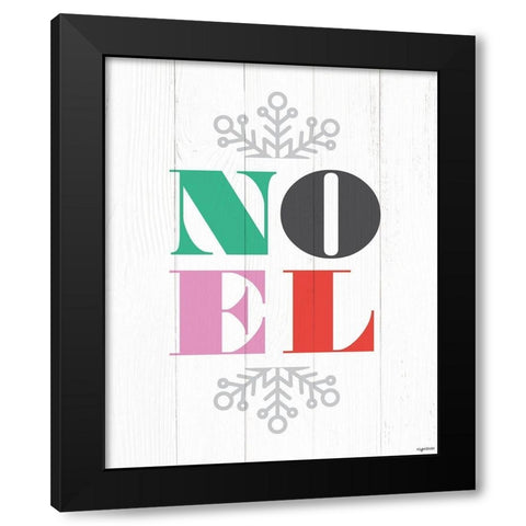 Noel   Black Modern Wood Framed Art Print with Double Matting by Brown, Kyra