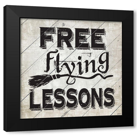 Free Flying Lessons Black Modern Wood Framed Art Print with Double Matting by Brown, Kyra