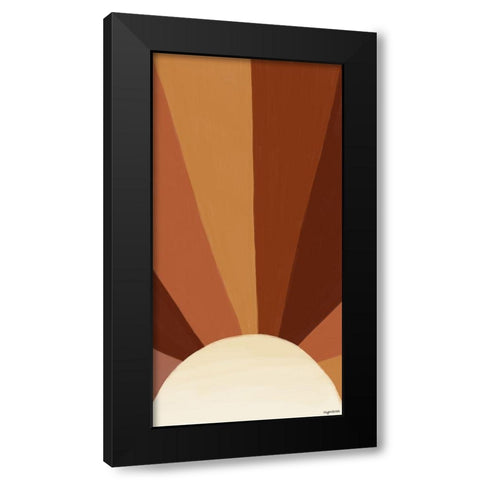 Sunrise Black Modern Wood Framed Art Print by Brown, Kyra