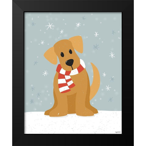 Goldie Black Modern Wood Framed Art Print by Brown, Kyra