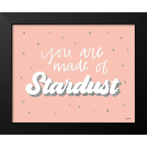 Stardust Black Modern Wood Framed Art Print by Brown, Kyra