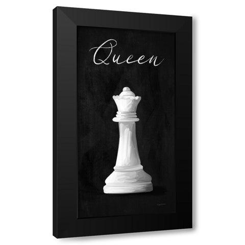 Queen Black Modern Wood Framed Art Print with Double Matting by Brown, Kyra