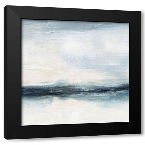 Coastal Air I Black Modern Wood Framed Art Print by Blue, Nina