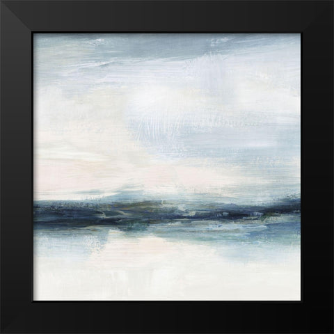 Coastal Air I Black Modern Wood Framed Art Print by Blue, Nina