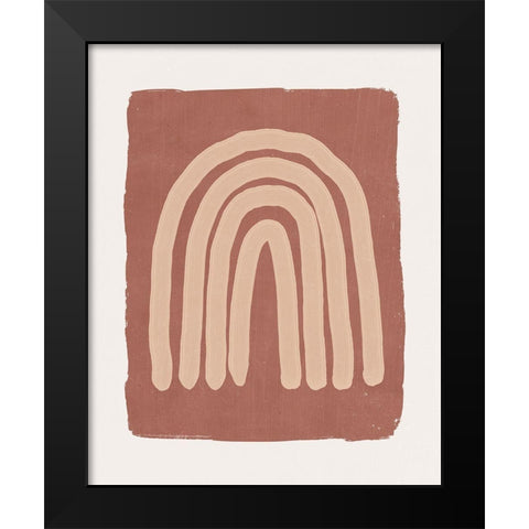 Primitive Arch II Black Modern Wood Framed Art Print by Blue, Nina