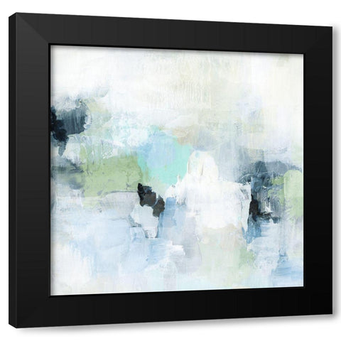Shifting I Black Modern Wood Framed Art Print by Blue, Nina