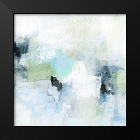 Shifting I Black Modern Wood Framed Art Print by Blue, Nina