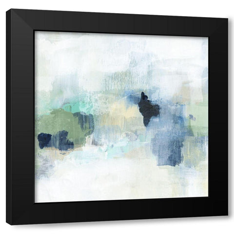 Shifting II Black Modern Wood Framed Art Print by Blue, Nina