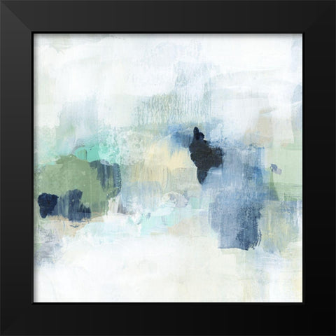 Shifting II Black Modern Wood Framed Art Print by Blue, Nina