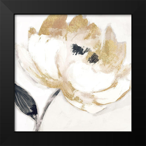 Neutral Bloom II Black Modern Wood Framed Art Print by Blue, Nina