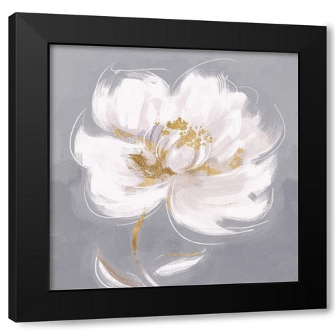 Divine Bloom II Black Modern Wood Framed Art Print with Double Matting by Blue, Nina