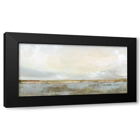 Mediterranean Escape III Black Modern Wood Framed Art Print by Blue, Nina