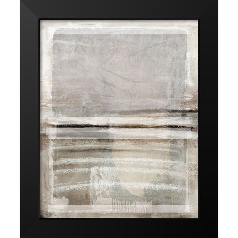 Simple Silence II Black Modern Wood Framed Art Print by Blue, Nina