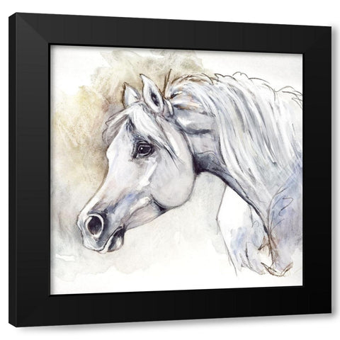 Dreamer Black Modern Wood Framed Art Print by Blue, Nina