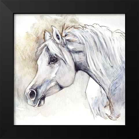 Dreamer Black Modern Wood Framed Art Print by Blue, Nina