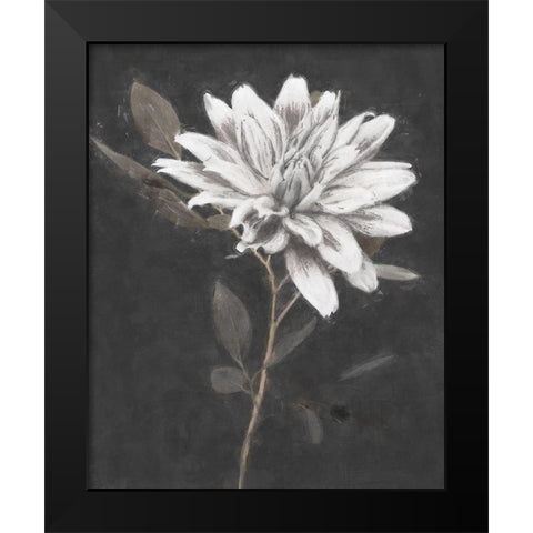 Fable Lotus 2 Black Modern Wood Framed Art Print by Blue, Nina