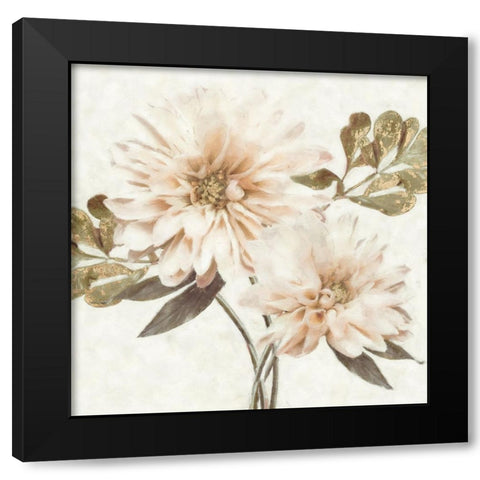 Delicate II Black Modern Wood Framed Art Print with Double Matting by Blue, Nina