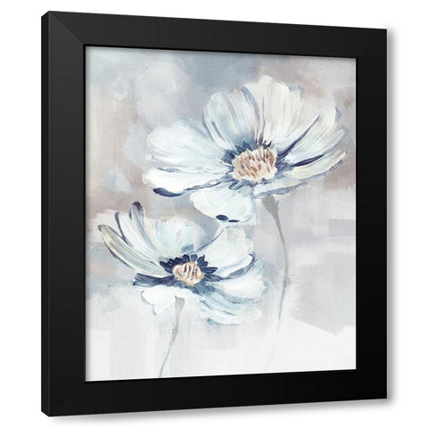 Wash of Color II Black Modern Wood Framed Art Print by Blue, Nina