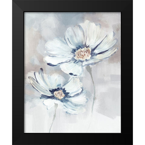 Wash of Color II Black Modern Wood Framed Art Print by Blue, Nina