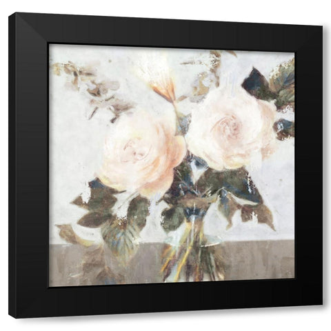 Euphoria Bouquet II Black Modern Wood Framed Art Print by Blue, Nina
