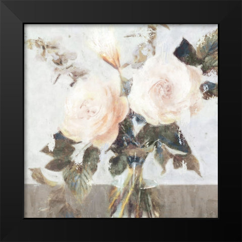 Euphoria Bouquet II Black Modern Wood Framed Art Print by Blue, Nina